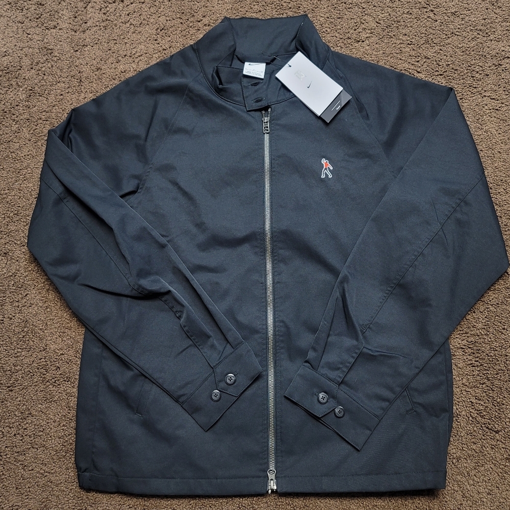 Nike Sportswear Repel Tiger Woods Golf Jacket Black Men's Size S DA4149-010 New